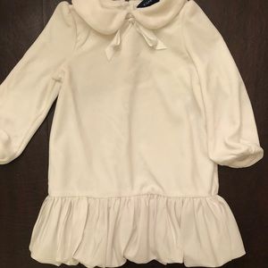Ralph Lauren velour baby girl dress